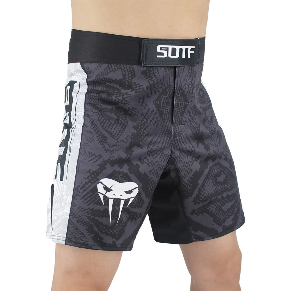 SOTF MMA Training Shorts – Breathable Fightwear for Muay Thai & Boxing