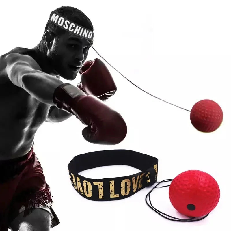 Boxing Training Reflex Ball – Hand-Eye Coordination for MMA & Fitness