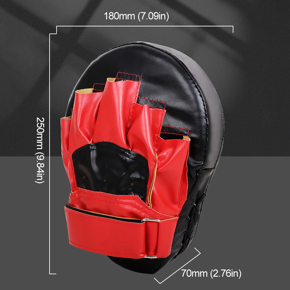 Curved Training Mitts – Boxing, Muay Thai & Taekwondo Focus Pads
