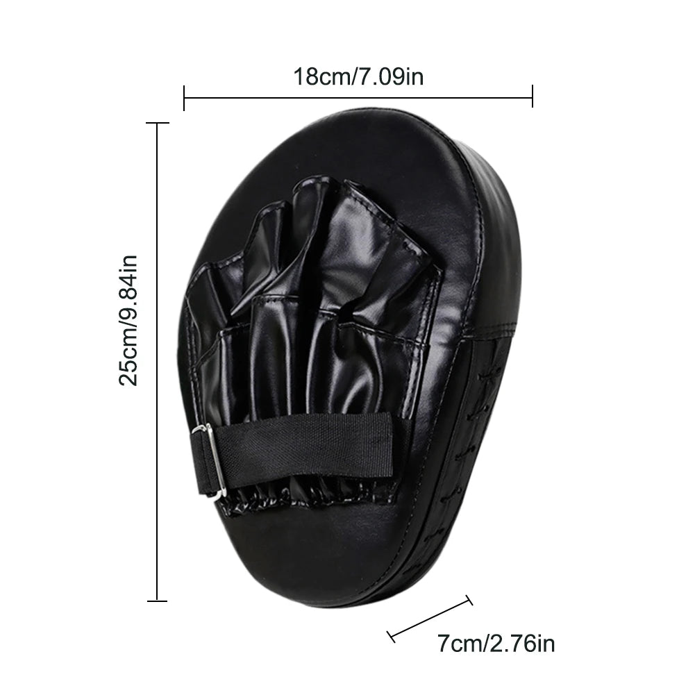 Curved Training Mitts – Boxing, Muay Thai & Taekwondo Focus Pads