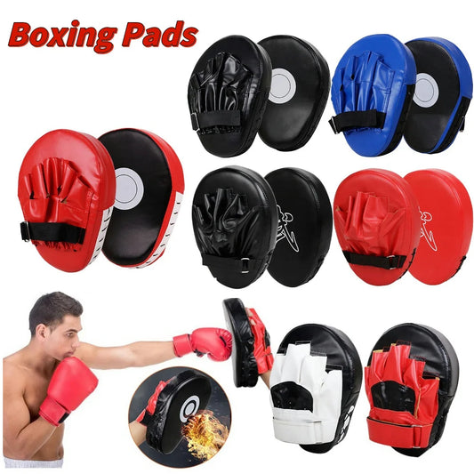 Curved Training Mitts – Boxing, Muay Thai & Taekwondo Focus Pads