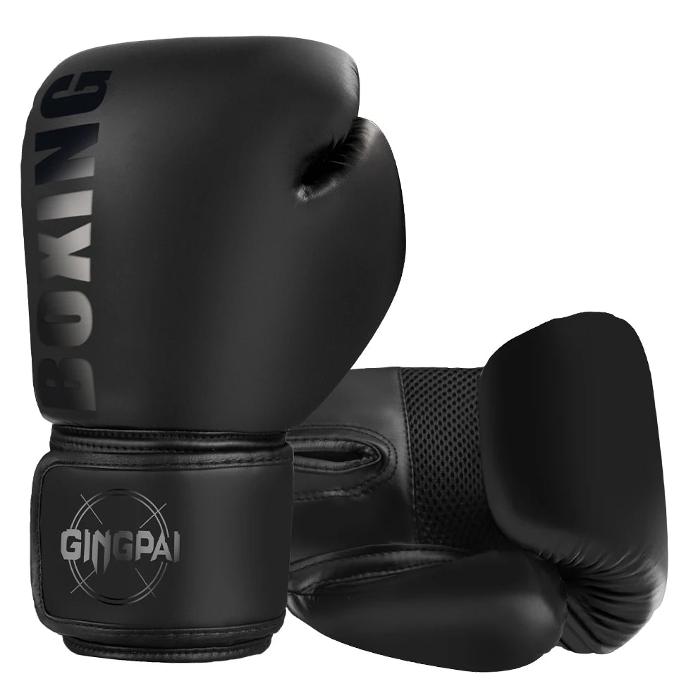Muay Thai & Boxing Gloves – Durable PU Leather (All Sizes)
