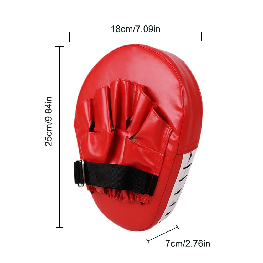 Curved Training Mitts – Boxing, Muay Thai & Taekwondo Focus Pads