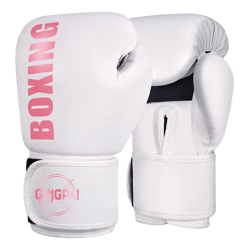 Muay Thai & Boxing Gloves – Durable PU Leather (All Sizes)