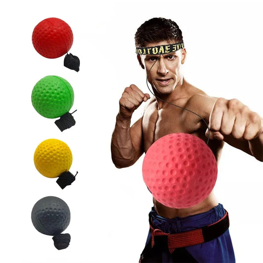 Boxing Training Reflex Ball – Hand-Eye Coordination for MMA & Fitness