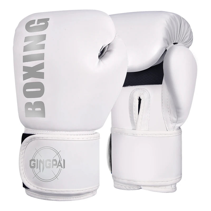 Muay Thai & Boxing Gloves – Durable PU Leather (All Sizes)