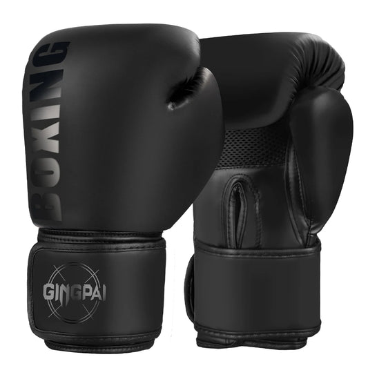 Muay Thai & Boxing Gloves – Durable PU Leather (All Sizes)
