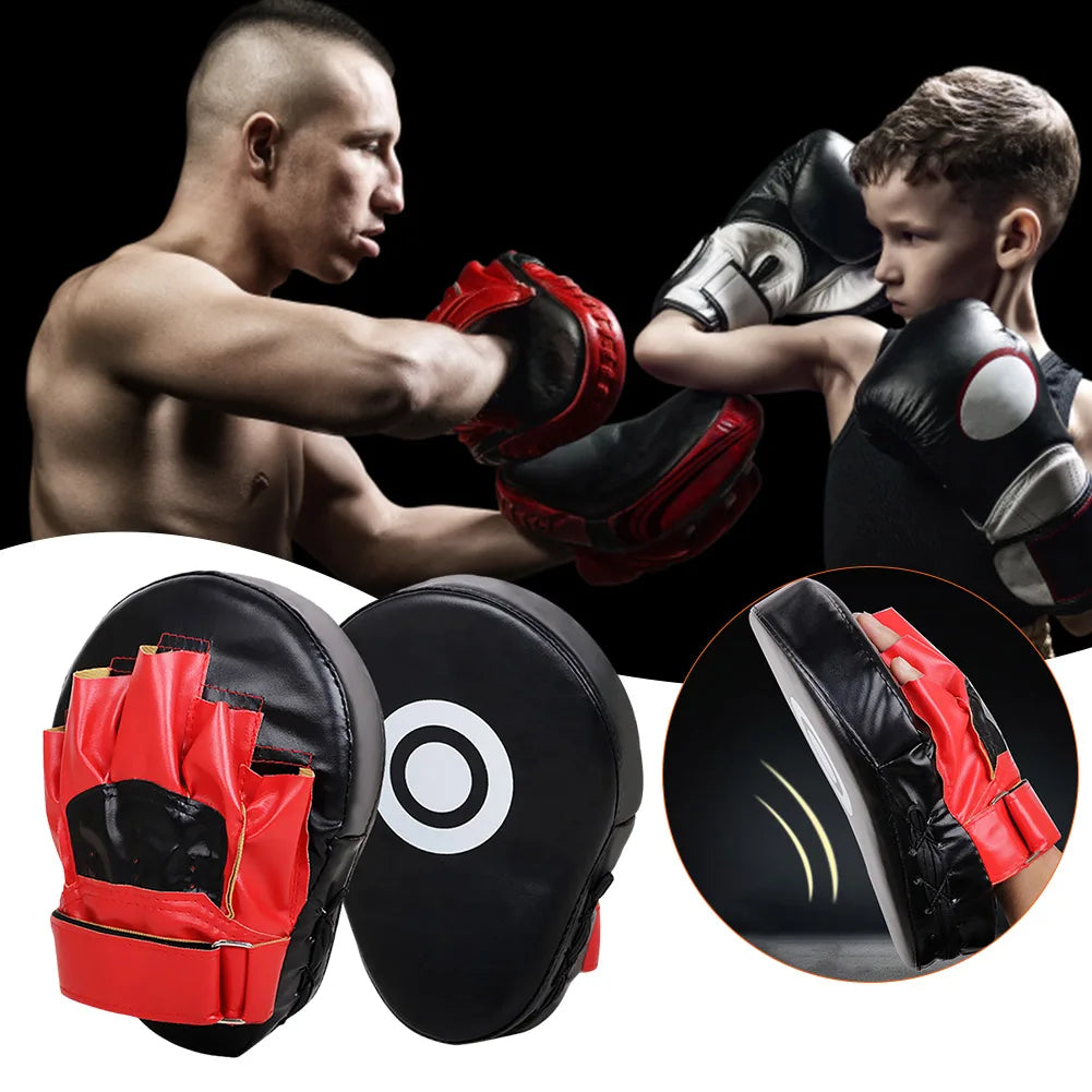 Curved Training Mitts – Boxing, Muay Thai & Taekwondo Focus Pads